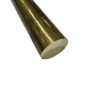 1.25" Solid Brass Round Rod 360 Free Cutting Durable Consistent Structure for Various Projects Choose Your Length