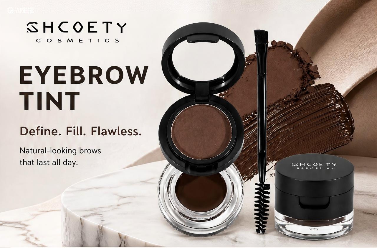 2-in-1 Eyebrow Powder & Cream Gel Kit, Waterproof Long-Lasting Smudge-Proof Makeup with Brush & Mirror for Natural Fluffy Laminated Brows, TikTok Viral Beauty Product 2-in-1 Eyebrow Powder & Cream Gel Kit, Waterproof Long-Lasting Smudge-Proof Makeup with Brush & Mirror for Natural Fluffy Laminated Brows, TikTok Viral Beauty Product