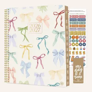 2026–27 Soft Cover Planner, 8.5" x 11" | Bows