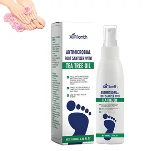 Tea Tree Foot Spray | Kills Fungus & Odor Fast | 98% Odor Elimination | Repairs Cracked Heels | Moisturizes Dry Feet | Quick-Dry & Clinically Tested Antiseptic for Foot & Nail Care