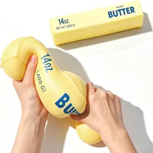 14 oz Jumbo Butter Squishy Stick 10" Big Slow Rising Squishies Large Butter Squeeze Stress Relief