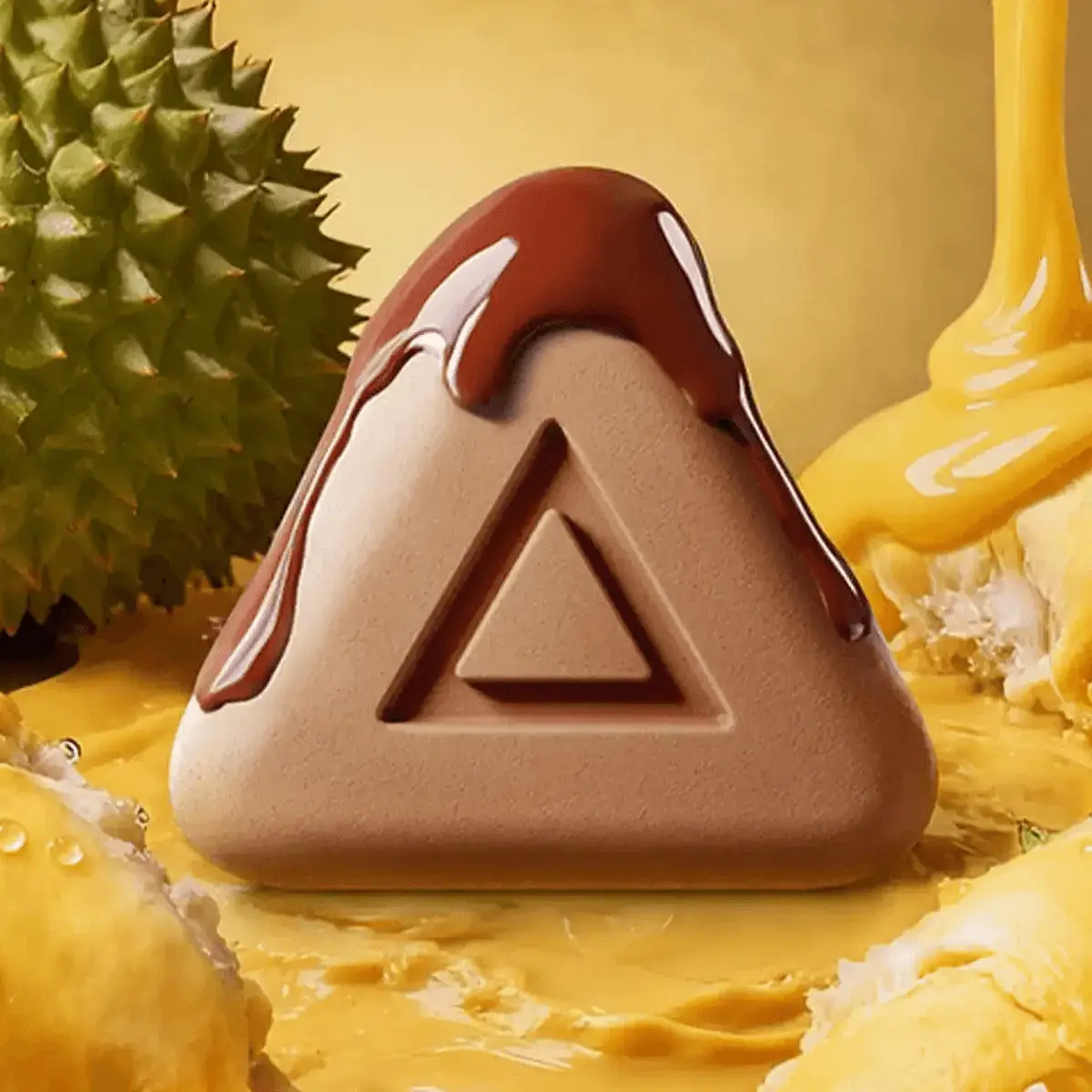 CHOCDAY Premium Freeze-Dried Musang King Durian Dark Chocolate 165g - Real Fruit Chunks, Low Sugar, Low Calorie - Must-Have for Durian Lovers!