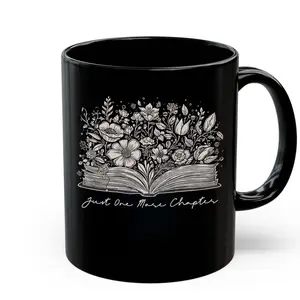 Just One More Chapter Mug, Book Lover Gift, Double Printed Reading Bookish Mug