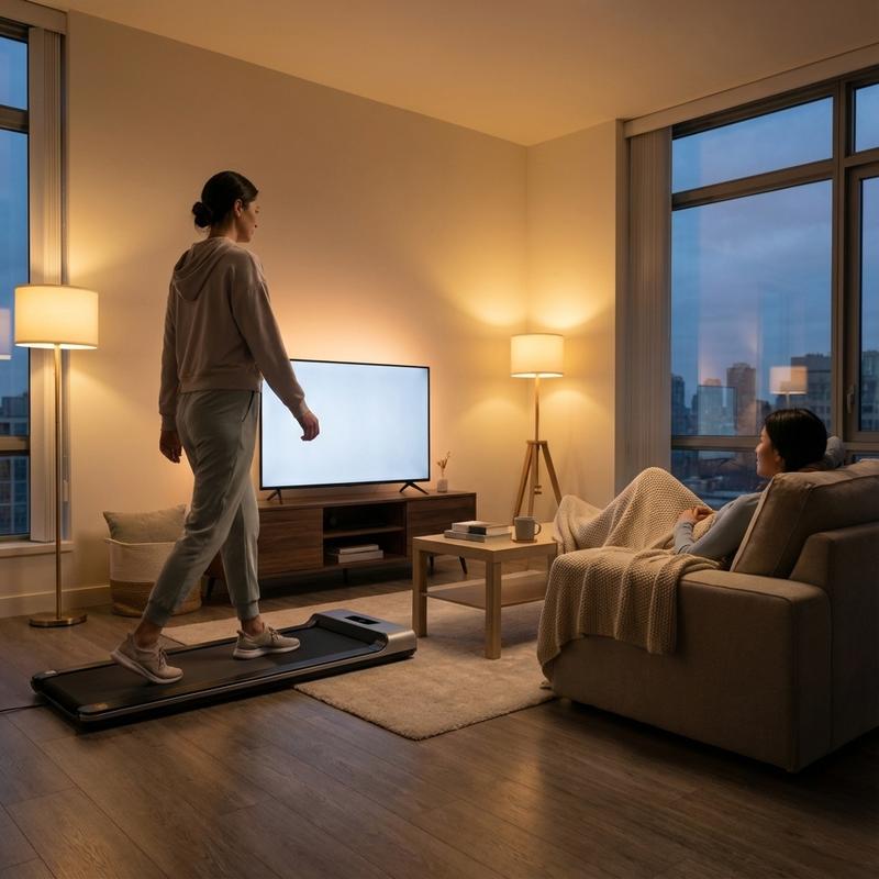 【Upgraded Version】Yagud Walking Pad with Wheels,Remote Control, LED Display, Portable Under Desk Treadmill for Small Spaces, Home/Office Exercise Equipment Fitness Workout Calories