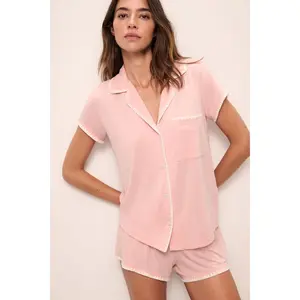 Eberjey Frida Whip Stitch Short PJ Set