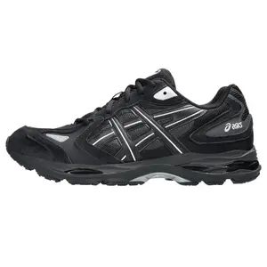 ASICS Gel K1011 'Black Pure Silver' Men's Retro Running Shoes with Gel Cushioning & Breathable Mesh Upper for All Seasons