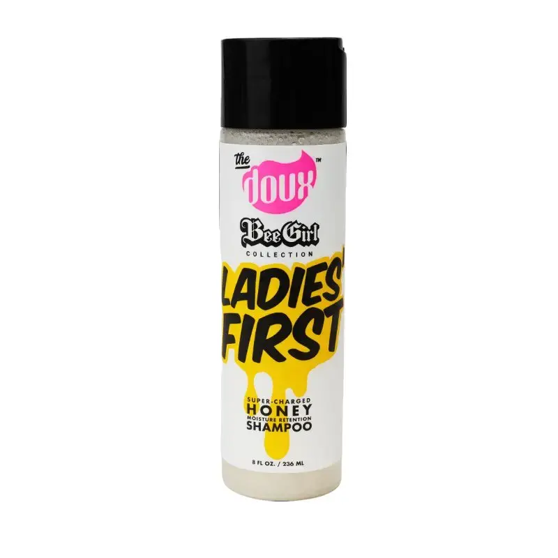 The Doux Ladies First Rich Sweet Honey Liquid Shampoo - Women's Haircare Cleanser, Hydrating Moisturizer with Hyaluronic Acid, Ethylhexylglycerin, Glycol Distearate, Vitamins, Vitamin C, Anti-Oxidants, Amino Acid, Balances Hair & Boosts Shine, Shiny, Mois
