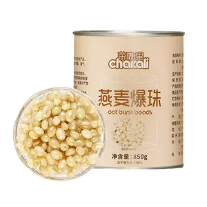 Chakali Oat Popping Boba 850g - Instant Milk Tea & Dessert Topping, Sweet Chewy Bursting Pearls for Yogurt, Ice Cream, Smoothies