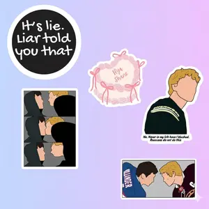 Heated Rivalry Sticker Set, Hollander Rozanov Quotes & Moments, Hockey Romance Vinyl Stickers, Booktok Fan Gift, inspire Movie Heated