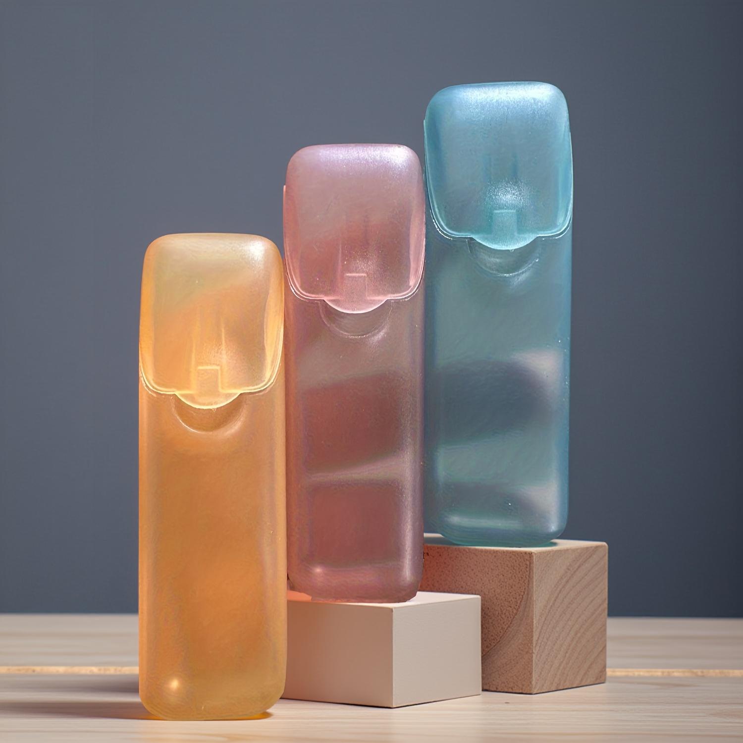 4pcs Mini Portable Storage Boxes,Small Parts Organizer Travel Toothpick, Dental Floss, Pill, and Jewelry Storage Compartments