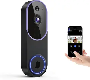 Smart Wireless Doorbell Camera with Night Vision, Mobile Alerts & Two-Way Talk Support