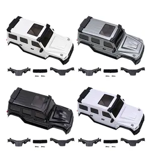 For AXIAL SCX30 Plastic Durable Painted Unpainted Body Shell with Light Bucket Mount Spare Tire Mount for 1/30 RC Crawler DIY Upgrade