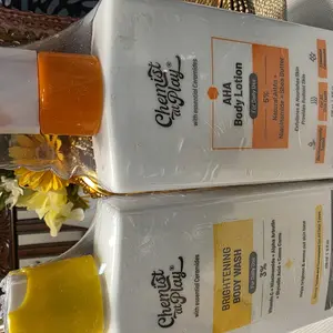 AHA Body Lotion + Body Wash Duo | Smooth Rough Skin, Improve Texture & Hydrate | KP & Strawberry Legs Care