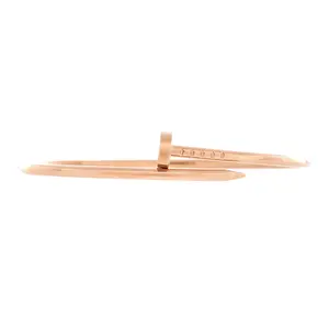 Pre-owned Cartier Juste un Clou Bracelet 18K Rose Gold Small by Rebag