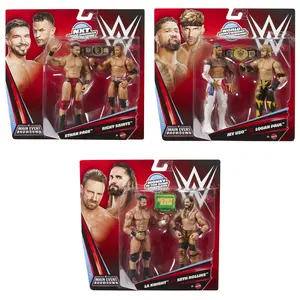 WWE Main Event 2-Packs 27 - Set of 3 Mattel WWE Toy Wrestling Action Figures