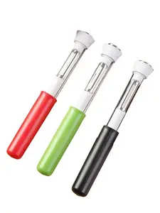 2 in 1 Corer and Peeler Core Removal Tool Stainless Steel Fruit Corer Apple Seed Remover for Apples Pears Bell Peppers and Cakes Kitchen Gadget for Fruit and Vegetable Peeling and Slicing