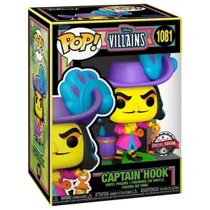 Funko POP! Captain Hook (Blacklight) Disney Villains #1081 [SE sticker]