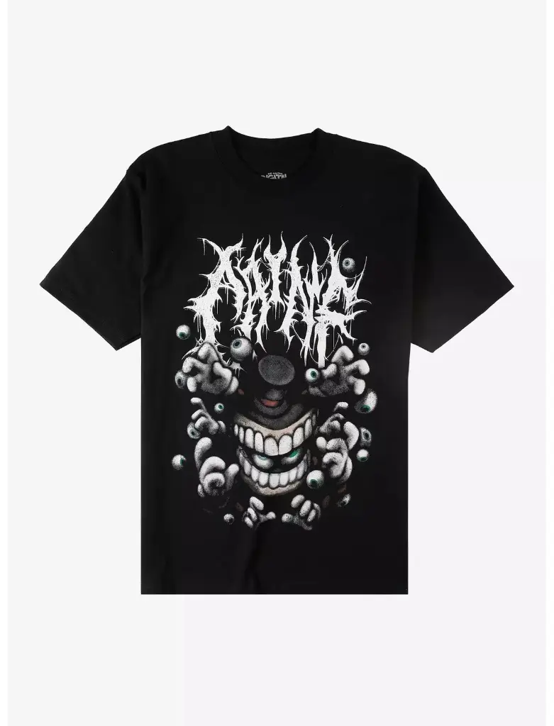 Amazing Digital Circus Caine Eyes Shirt | Caine Metal Style Graphic Tee | Digital Circus Horror Cartoon T-Shirt | Dark Aesthetic Fan Shirt | Unisex Cartoon Tee
