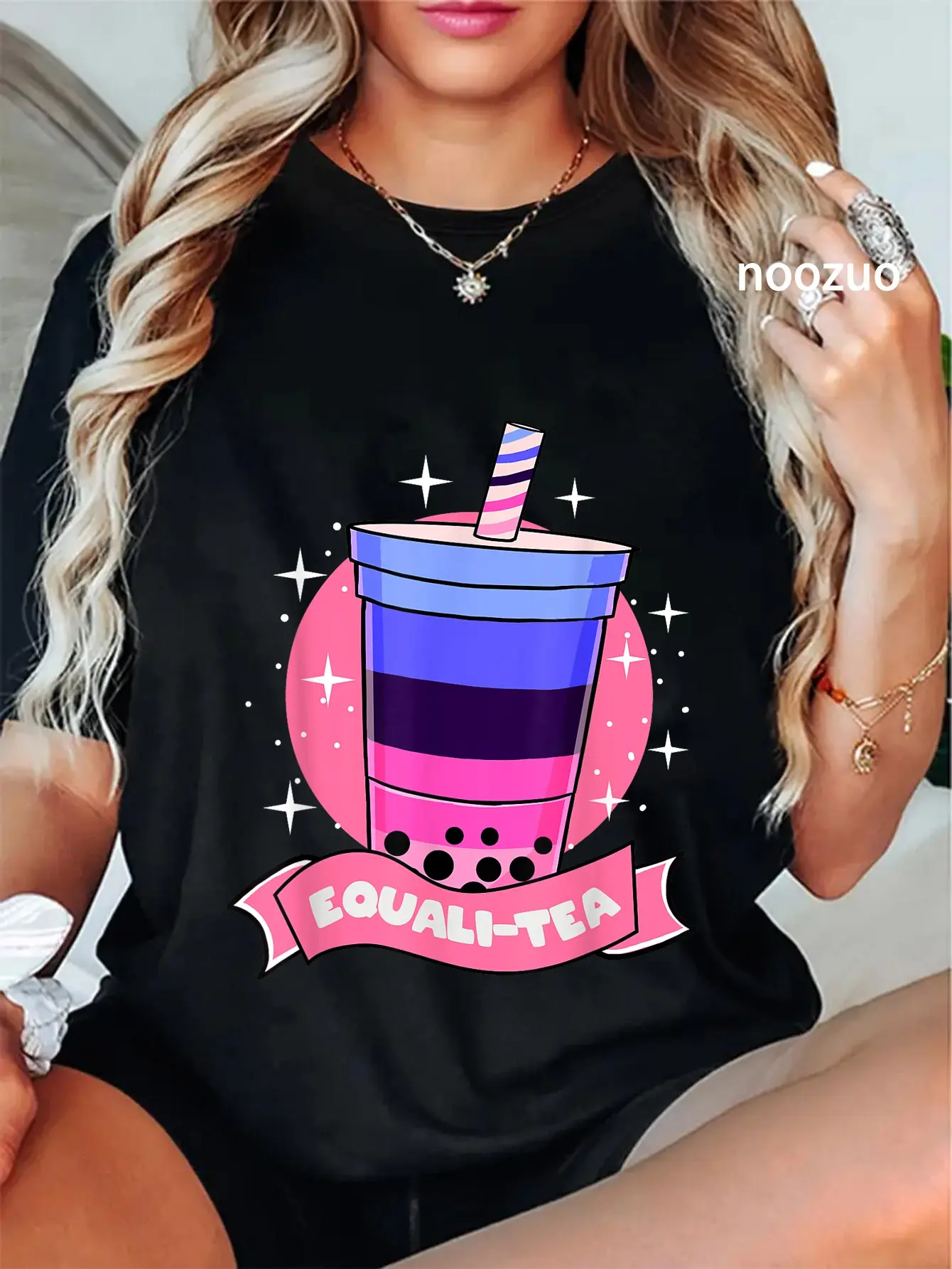 100% Cotton EQUALI-TEA Omnisexual Equalitea Omnisexual Pride T-Shirt