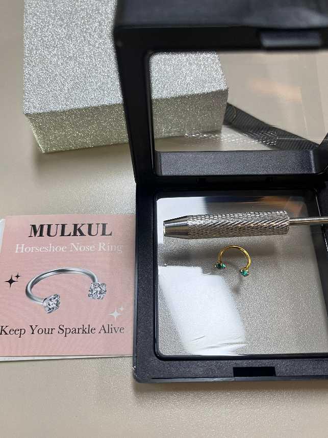 Item: Gold-Blue, 18G(1.0mm), 8mm