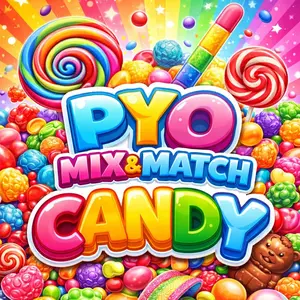 PYO Mix N Match Gummy Candies 8oz Bag - Sweet & Sour Gummy Favorites - Customizable Assortment of Bears, Sour Belts, Fruity Rings, Worms - Perfect for Snacking & Sharing - Bonbon