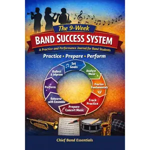 9 Week Band Success Journal - Music Educator Planner & Goal Tracker