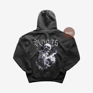 Bones Hoodie, Rap Music Hoodie, Unrendered Album, Bones Album Hoodie, Bones Merch - Unisex Rapper Clothing