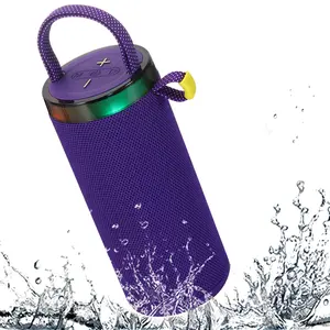 Wireless Speaker with RGB Gradient Lighting, Fashionable Street Trend Design, Comfortable Audio Experience, Perfect for Bedroom and Parties