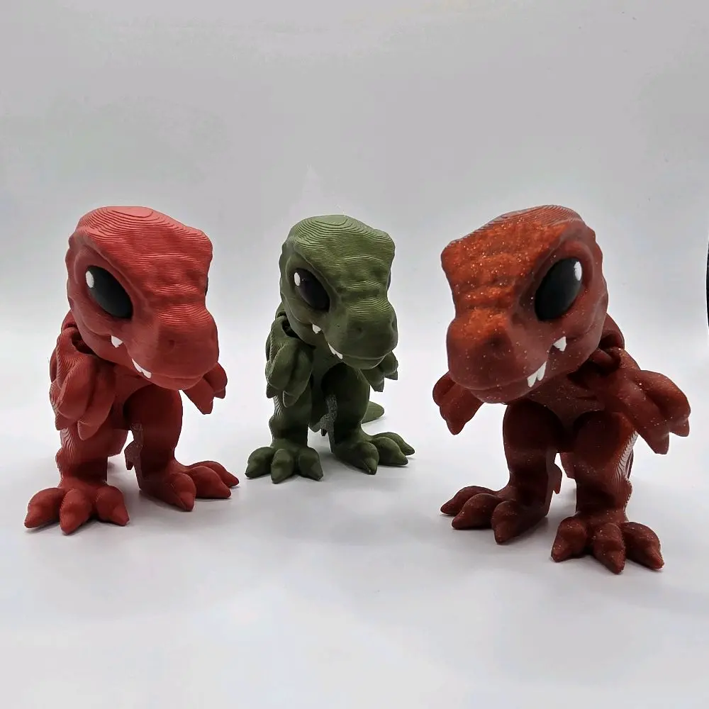 Tyrannosaurus Rex 3D Printed Figurine and Desk Figures Tyrannosaurus Rex 3D Printed Figurine and Desk Figures