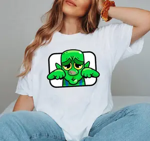 Goblin Crying Emote Shirt, Clash Royale Funny Meme Tee for Gamers, Trendy Tee S-5XL For Women, Men