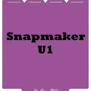 Snapmaker U1 KDEAVI Double Sided Textured PLU Cool Build Plate