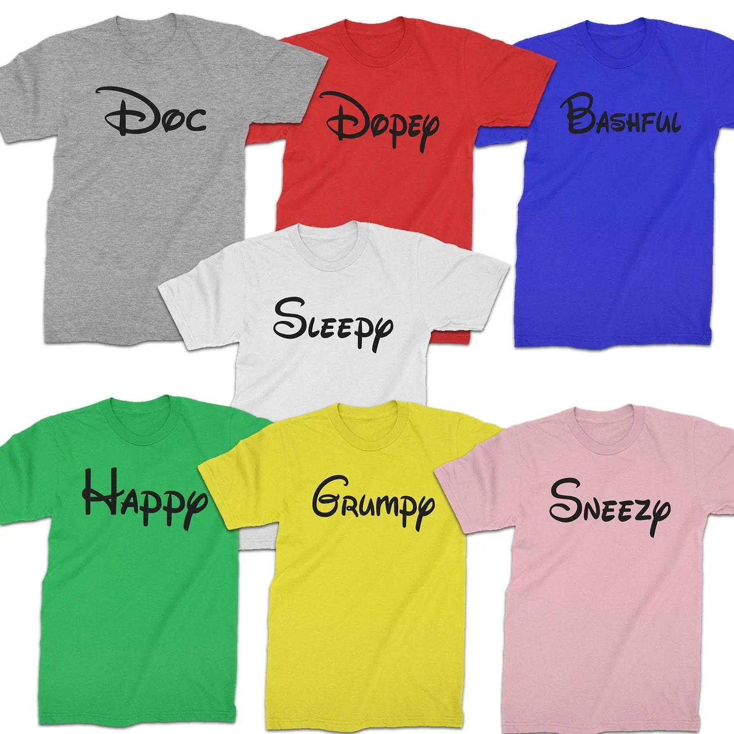 Seven Dwarfs Men's T-Shirt | Group Halloween Costume