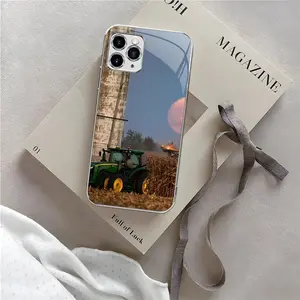 Country life, field tractor for【iPhone 11 Pro】Electroplated Glass Phone Case --975