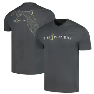 The Players Golf T-Shirt, Minimalist Florida Map Back Graphic Tee, Official Golf Tournament Logo Shirt, Soft Cotton Blend Shirt, Premium Fan Apparel for Men and Women, Modern Golf Lifestyle Gift, Vintage