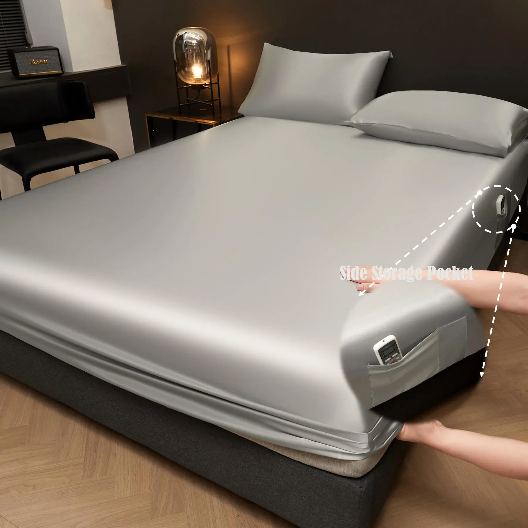 Grey - pocket design