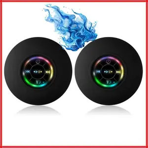 2025 NEW Shower Party Speaker,Mini Bluetooth Portable -compatible Speaker for Beach, Shower & HomeMini Portable Wireless Speaker.ortable Wireless Speaker with Suction Cup.Pairs Easily to Phones, Tablets, Computer.Gift for Men & Women.