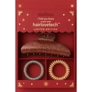 Invisibobble “I Told You Snow” Limited Edition Hair Claw & Hair Spiral Gift Set – HairLoveTech™