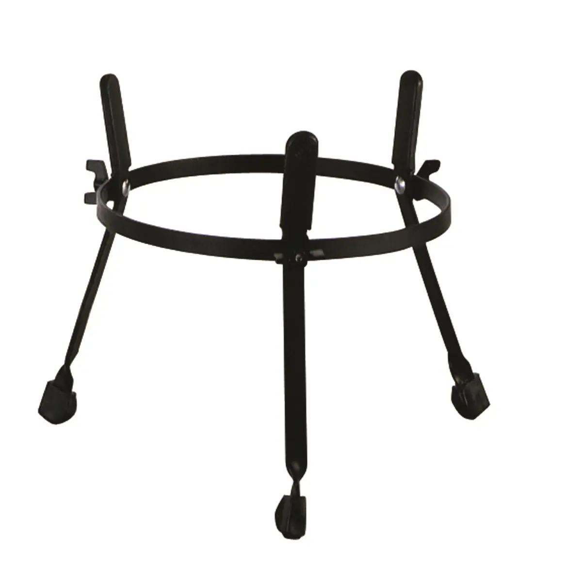 212 MAIN Wrought Iron Metal Conga Drum Stand, 11 in. Height Collapsible Base, Drum & Percussion Accessories for Seated Position Play