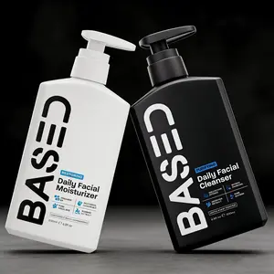 BASED Daily Skincare Duo | Purifying Face Wash + Restoring Moisturizer 6.8FL OZ | Built For All Skin Types | 100% Non-Toxic, Healthy Ingredients | Hormone Safe - ZERO Endocrine Disruptors 200ml