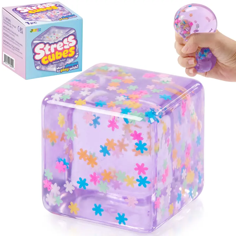 <Auction>JOYIN Purple Snowflake Cube Stress Relief Toy