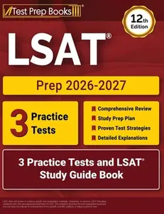 LSAT Prep 2026-2027: 3 Practice Tests and LSAT Study Guide Book [12th Edition] -- Lydia Morrison, Paperback
