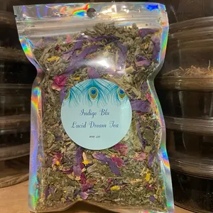 INDIGO BLU Lucid Dreaming Herbal Mugwort Tea, Premium Relaxing Beverage