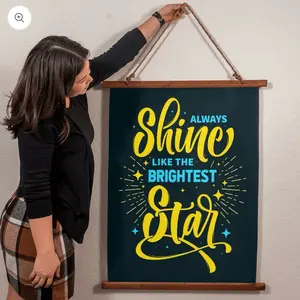 Wood Framed Wall Tapestry