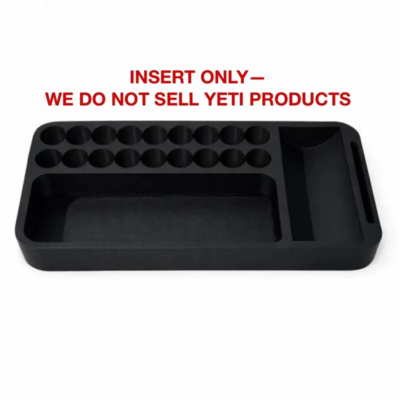 **Insert Only** Peptide Storage Vial Organizer Insert For YETI Loadout Gobox 1
