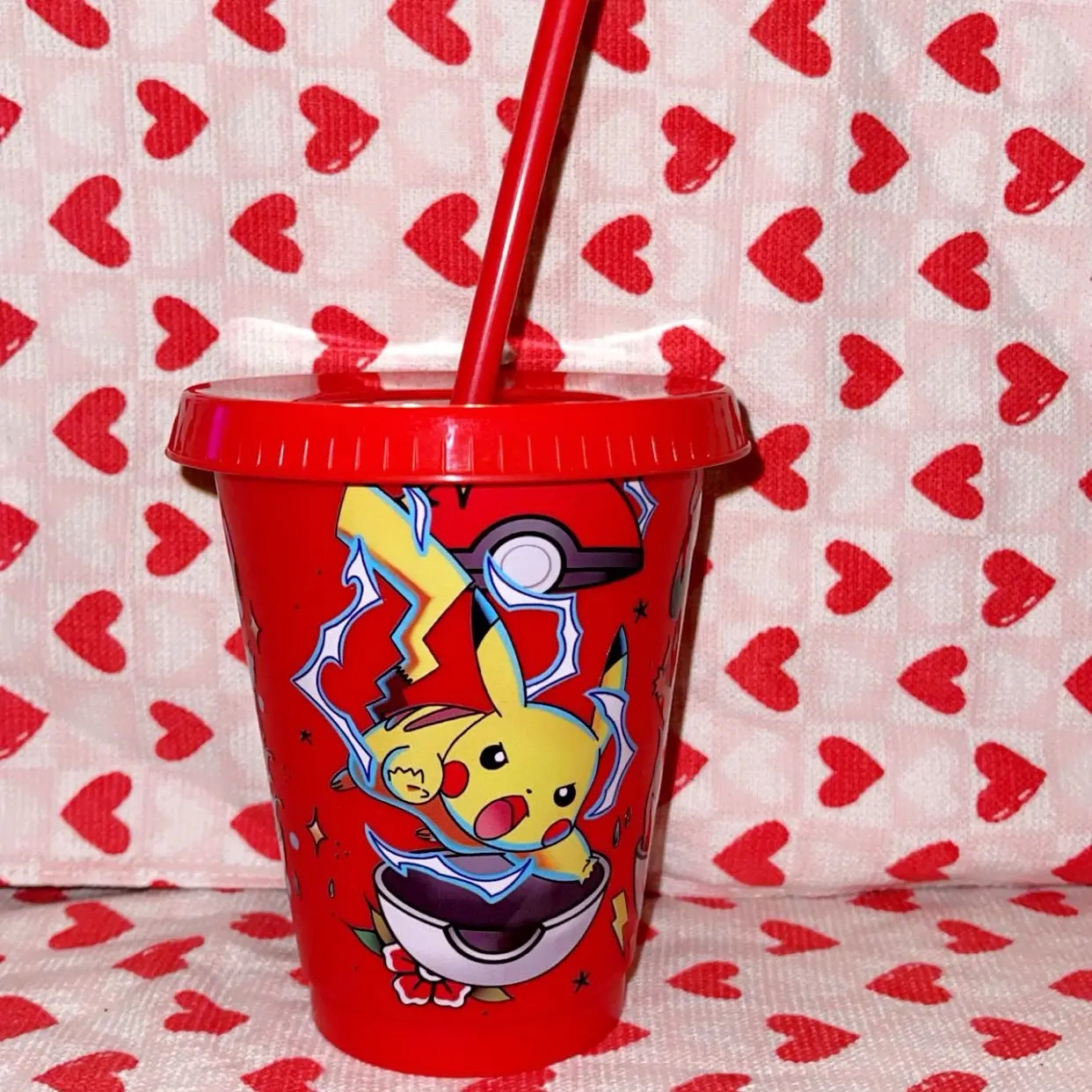 Pokémon Kids Plastic Tumbler Drinkware Reusable Cup Washable