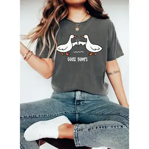 Funny Goose Shirt, Goose Bumps Shirt, Silly Goose Shirt, Funny Goose Outfit, Goose Lover Tee, Goose Graphic Tee, Meme Tshirt
