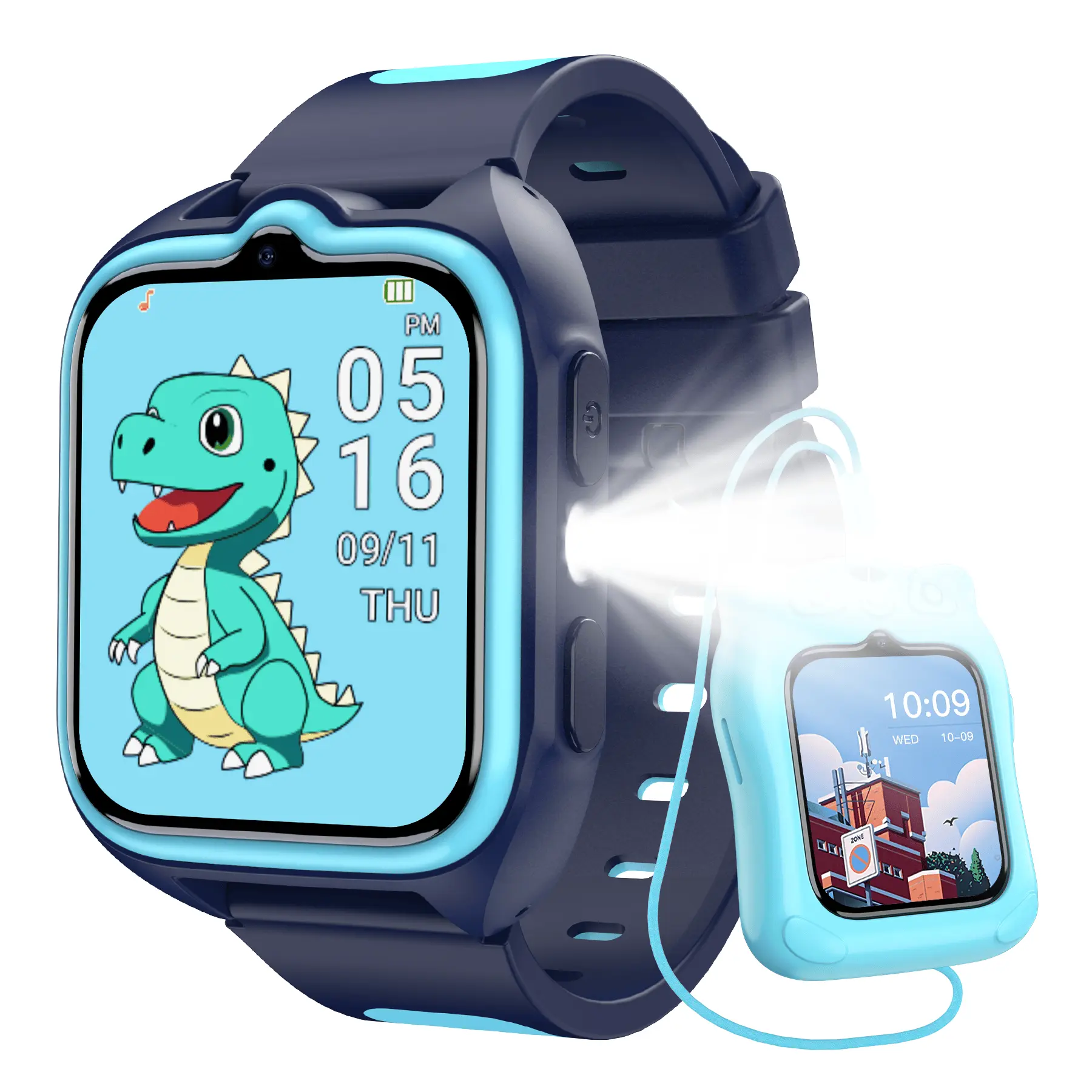 Kids Smart Watch for Boys Girls, 1.75" HD Touch Screen, 32 Educational Games, Music Player, Habit Tracker, Pedometer, IP68 Waterproof, Alarm Calculator, Gift Idea (Pink)