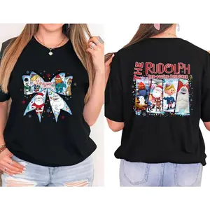 Delivered after Christmas-Rudolph The Red Nosed Reindeer T-Shirt, Rudolf and His Friends Xmas Tees, Christmas Movie Tees, Merry Christmas Party 2025, Christmas Gifts