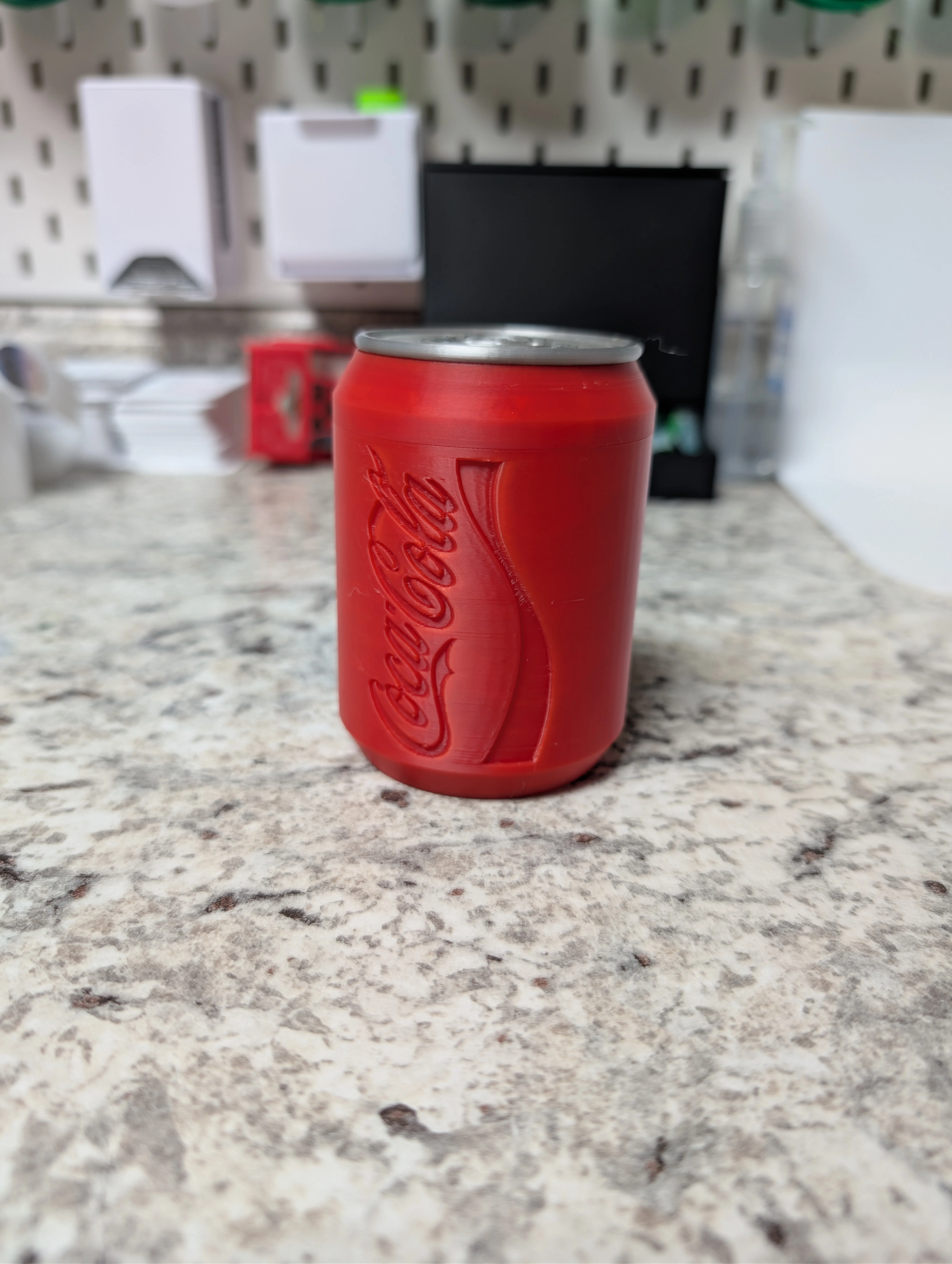 Classic Red Can Mini Organizer Box | Screw-Top Storage Container for Small Glass Bottles