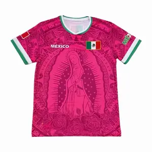 2026 New Mexican Aztec Eagle Soccer Jersey, Unisex Traditional Pattern Top, Summer Outdoor Sport Casual Fashion, Plus Size Streetwear